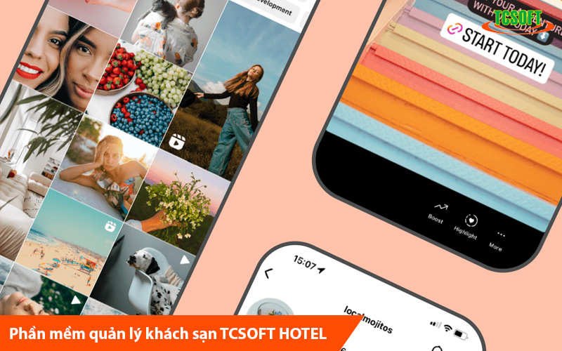 Marketing khách sạn trên Instragram - phần mềm quản lý khách sạn TCSOFT HOTEL