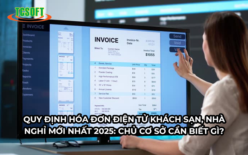 Quy định hóa đơn điện tử khách sạn, nhà nghỉ mới nhất 2025