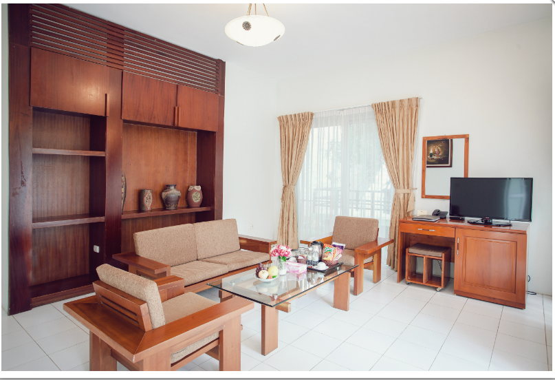 Phòng khách của Villa Hoa Mai