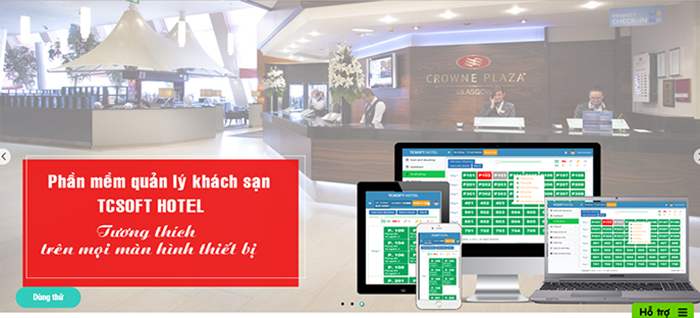 Phần mềm quản lý khách sạn TCSOFT HOTEL 